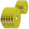 1aTTack.de 0.5m Yellow 10 Pack Cat.6 Flat Network Cable, Up to 1000 Mbit/s, Compatible with Cat5, Cat5e, Cat.7, RJ45 Connectors, Ideal for Home/Office Networks and Devices