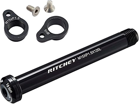 Ritchey Conversion 15mm Thru axle pour Fourche Cross/Gravel 12mm Adulte Unisexe, Noir