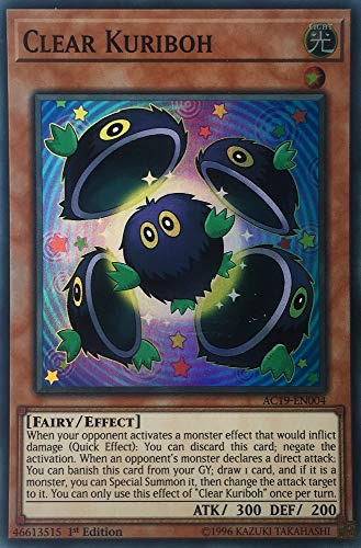 Yu-Gi-Oh! - Clear Kuriboh - AC19-EN004 - Super Rare - 1. Auflage - Adventskalender Weihnachtskalender 2019
