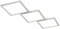 Lucande LED Deckenleuchte Ilira dimmbar mit Leselampe (Modern) in Alu aus Aluminium (3 flammig,) - Lampe Deckenlampe Küchenleuchte