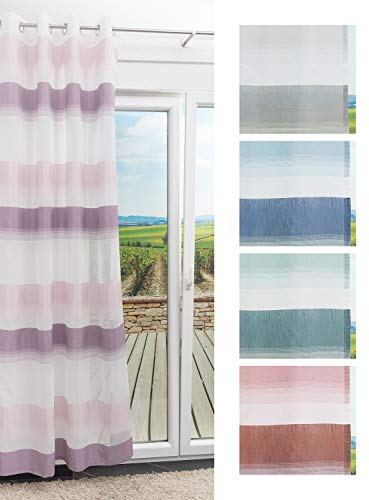 LYSEL Ösenschal 1W Luisa in den Maßen (B x H): 140cm x 245cm in Flieder/violett