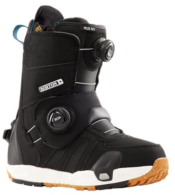 Burton Womens' Felix BOA Step On Snowboard Boots (8, Black)