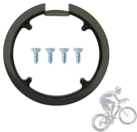 StyleBest Fahrrad Kettenschutz, Schutz Kettenblattschutz Fahrrad Ritzelabdeckung Kunststoff Kettenrad Kurbelgarnitur, 42 Zähne 44 Zähne Universal mit 4 Schrauben