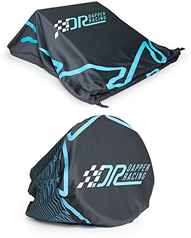 DAPPER RACING | SIM RACING Lenkrad und Pedalabdeckungen | Kompatibel mit den meisten Lenkradabdeckung und Pedalmodellen | G29 - G920 | T150 - T300 - T248 - T818 | CSL DD | Moza | Cammus | Asetek