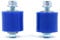 Namvo 2 uds Moto 8mm Cadena Rodillo Tensor Rueda guía con Perno Apto para YFZ 350 Banshee Motor Azul