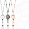 HIFOT 3 Pièces Cordons Rétractables pour badge avec Porte-badge, Porte badge enrouleur pour Badge d'Identification pour Porte Carte, Téléphone Mobile, Cartes D'identités