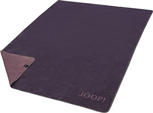 Joop! Wohndecke Melange - Doubleface Baumwollmischung violett-Mauve Größe 150x200 cm