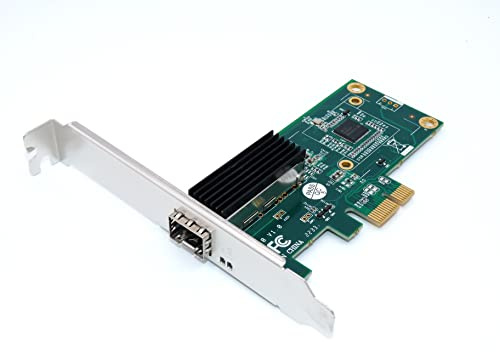 Computer District - Carte Réseau SFP 1Gb - 1 Port SFP Fibre Optique - PCI Express X1 (PCIe X1) - Chipset WG I210 - Equerre Low et High Profile - Windows Server, Windows 7/8/10/11, Linux
