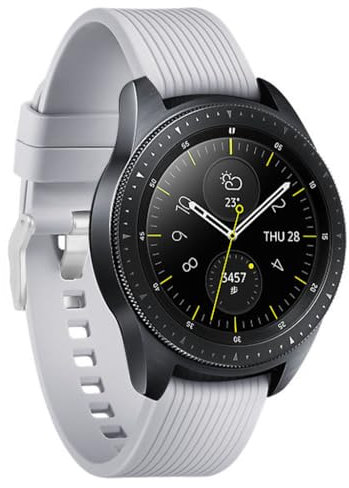 Cinturino compatibile con Samsung Galaxy Watch 3 41mm, Galaxy Watch 4 40mm 44mm/4 Classic 42mm 46mm, Galaxy Watch active/active2 40mm 44mm, cinturini di ricambio in silicone morbido, 20mm (Grigio)