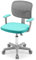 GOPLUS Schreibtischstuhl Kinder, Höhenverstellbarer Kinderdrehstuhl, Sitzhöhe 40-54cm, Kinder Bürostuhl mit Rückenlehne, Abnehmbarem Sitzkissen, Ergonomischer Jugenddrehstuhl für 3-10 Jahre (Türkis)