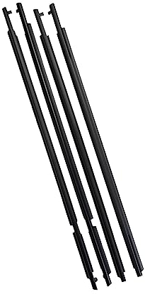 Dickly 4X Dichtungsstreifen-Fensterdichtung, Zierleisten-Dichtungsgürtel, 7572042030, langlebige, stabile Leistungsteile, Kfz-Zubehör, ersetzt für