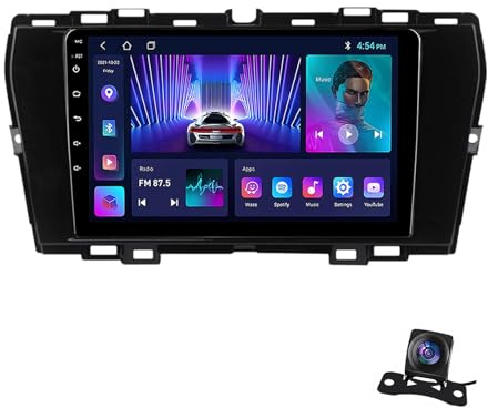 GOHEXA Android 12 Autoradio Touchscreen Autoradio 9 Zoll 2 Din für SsangYong Tivoli 2019-2021 mit CarPlay, kabellos, AM, Bluetooth, Rückfahrkamera, Lenkradfernbedienung (Size : TS10(4+64G))
