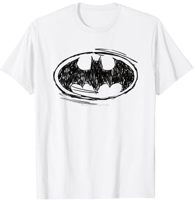 Batman Sketch Logo T-Shirt