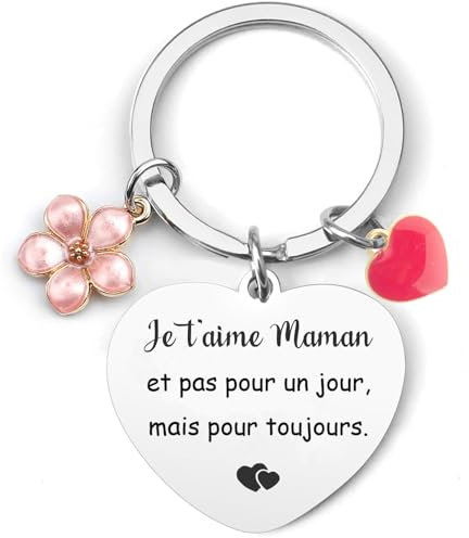 Aonveki Cadeau Fete Des Meres, Cadeau Maman Anniversaire Noel, Porte Clef Maman, Idée Cadeau Mere