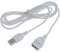 Xuanxi 5ft White USB Extension Cables – USB 2.0 Type A Male To A Female Extension Cable For Keyboard Mouse Printer Usb Extender Cord