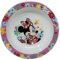 CARTOON Piatto fondo Minnie Disney in plastica riutilizzabile BPA free stoviglie per bambini adatte al microonde