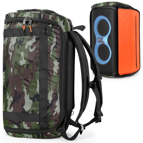 Reise-Tragetasche für JBL PARTYBOX 120 Lautsprecher und Zubehör, Staubschutzhülle, Rucksack, Camouflage, Individuell