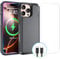 NEWDERY Battery Case for iPhone 16 Pro 5000mAh, CarPlay,Wired Headset,Sync-Data Supported, Portable Rechargeable Charger Charging Cover, Black