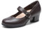 DREAM PAIRS Damen Mary Janes Pumps Chunky High Heel Kleid Schuhe Dicker Absatz Pumps für Damen,Size 40.5,Braun,DWUMPU2538