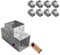 GeZu Impex® Post Connector 71 x 71 mm Hot Dip Galvanised Set of 8 pergola Pavilion Brackets