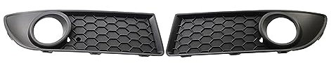 ZzYyyJie Für VW Polo MK4 9N3 2005 2006 2007 2008 2009 Auto-Frontstoßstange,Nebelscheinwerfer-Gitterabdeckung,Autoteile