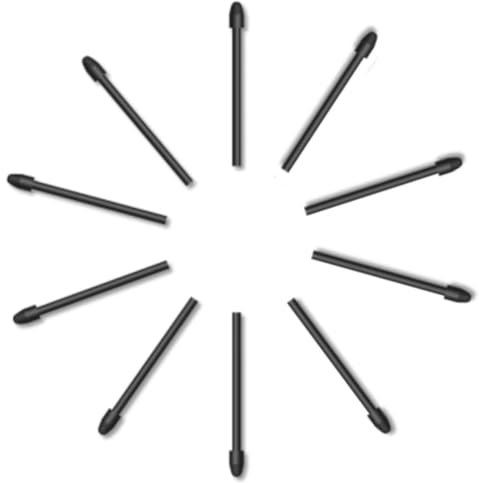 Cenei 10 Pack Replacement Nibs PN05A Compatible with Digital Pen Stylus PW517 for Pen Display Kamvas 12