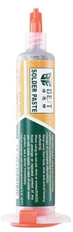 1 x bleifreie Lötpaste mit niedriger Temperatur, 10 ml, mit einem Schmelzpunkt von 138, geeignet für SMD-Schweißen und BGA-Löten
