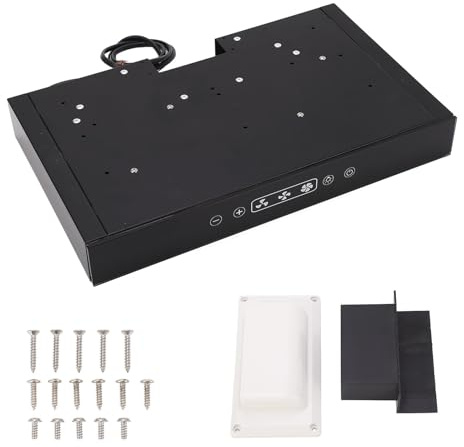 YVAAASIYC Hotte de cuisinière, hotte Cuisine, 3 Vitesses réglables, avec écran Tactile et lumière LED, for Camping-Car