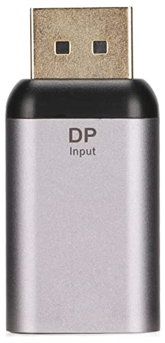 ZMCPODALK Adaptador Mini DisplayPort Macho a HDMI Hembra 4K, convertidor de Entrada DP a Salida HD, Adaptador de aleación de Aluminio Chapado en Oro para Pro, Air, iMac y portátiles