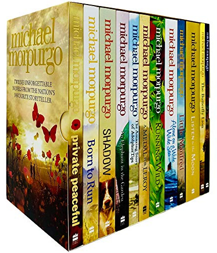 Michael Morpurgo Collection 12 Books Box Set (Farm boy, Born to Run, Shadow, An Elephant in the Garden, The Amazing Story of Adolphus Tips...