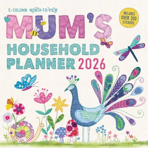 Carousel Worldwide, Mum's Fabric Household 2026 Wall Planner