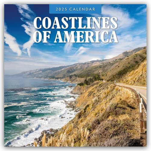 Coastlines of Amerika – Amerikanische Küsten 2025 – 16-Monatskalender: Original Red Robin Publishing Ltd-Kalender [Mehrsprachig] [Kalender] (Wall-Kalender)