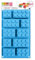 SCRAP COOKING Backform, Silikon, blau, 32 x 17,5 x 3 cm