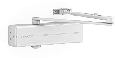 Tesa Assa Abloy DC140-D9016 Chiudiporta Porte con Braccio articolato, Bianco, DC140