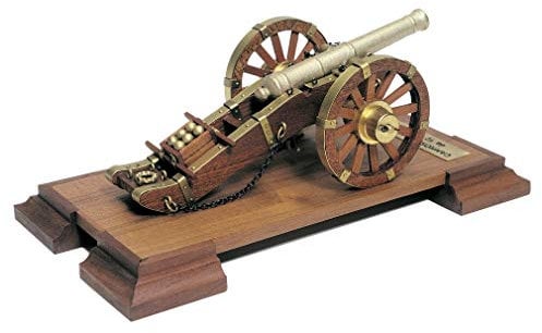 Napoleonic 12 Pounder 18th Century Cannon Mantua Wood Construction Kit 1:17 Scale 110x210mm
