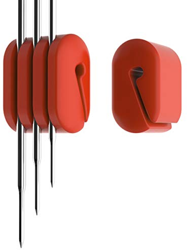 Cappec Universal Slicon Pot Clip/Cup Clip for Temperature Probe of Deep Fryer,Candy Pot, Probe Organizer (Pack of 3)