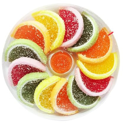 Fruit Jelly Slices in Assorted Flavours (Lemon, Apple, Cherry and Orange) 200g