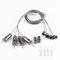 10 Pcs Suspensión Panel Led, Suspensión De Cuerda, Soporte Lampara Techo, Panel Led De Suspensión, Kit Para Instalación De Paneles Led, Cable De Acero Kit Suspensión De Cuerda, Colgar Cable De Cable