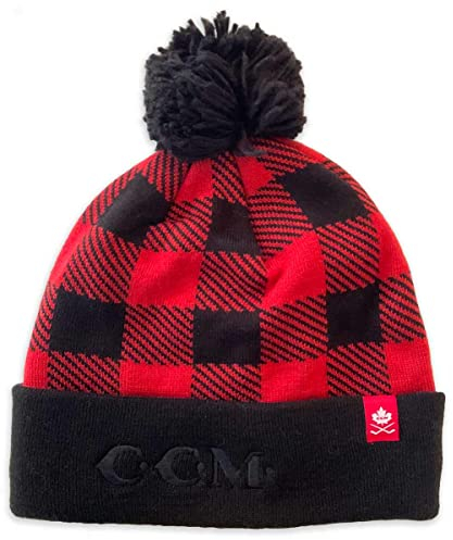 CCM POM Knit Senior Black Mütze