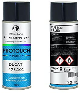 PROTOUCH Bombe de peinture pour voiture Ducati 473.101 Rouge Roso 400 ml