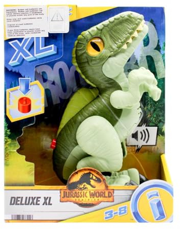 Fisher-Price HFC11 Jurassic World 3 Dinosaur XL Deluxe Baby, Toddler & Preschool, Multicoloured