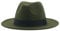 QBQZXAOSOWH Fedora Trilby Hüte Für Damen Beige Ribbon Band Hüte Für Herren Panama Hochzeit Schmücken Damen Hut 59-61Cm (XL) Armeegrün