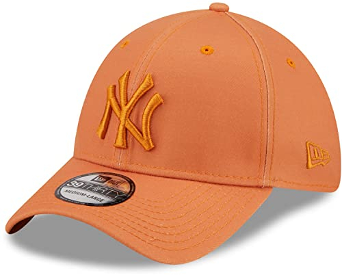 New Era 39Thirty Stretch Cap - New York Yankees orange - M/L