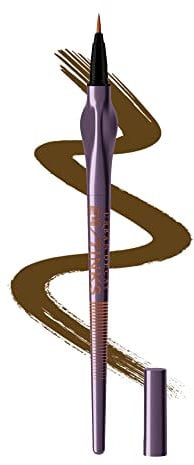 Urban Decay 24/7 Ink Eyeliner Pen, Water and Smudge Resistant, Long Lasting, Vegan, Brush Tip, Shade: Whiskey (Matte Dark Brown), 1g