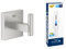 Grohe Start Cube - Bademantelhaken (verdeckte Befestigung, Material: Metall), supersteel, 40961DC0 + Kleber für BadAccessoires