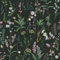 Umtiti 44cm x 200cm Floral Pattern Black Series Peel und Stick Tapete, Vinyl selbstklebende wasserdichte Tapete für Haus und Büro Dekoration (A5172-2，DE