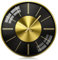 October Elf Wall Clock, Silent Clocks Non Ticking, Living Room Clock, Round Metal Modern Wall Clocks for Kitchen Bedroom Office Home Decor 30cm(Gold line)