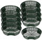 KOTARBAU® 10er Set Pflanzkörbe für Blumenzwiebeln Zwiebel-Pflanzkorb Blumenzwiebel-Schale Blumenzwiebel-Anzuchtkorb Blumenzwiebelkorb Anzuchtschale Pflanzkorb Pflanzschale ⌀ 315 mm