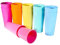 ProductPro 12 x Pint Cups Coloured Plastic - 1 Pint 568ml 20oz - Dishwasher Safe