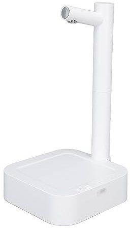 TOPINCN Bomba de Agua de Escritorio Inteligente ABS Bomba de Agua Cuantitativa de 7 Etapas Dispensador de Agua Portátil Encimera Dispensador de Agua Eléctrico Blanco Escritorio para el